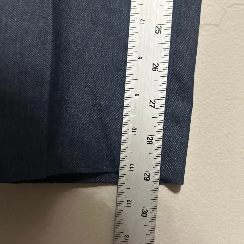 Banana Republic Trousers 38x29 Navy Blue Work Casual Tailored Performance Pants